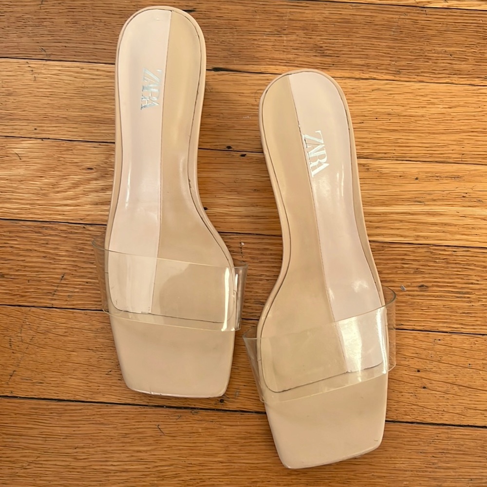 Zara clear shoes